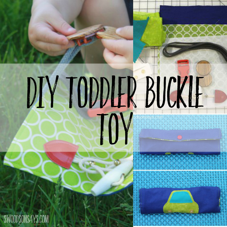 Sew a buckle toy for your toddler - simple, photo instructions on how to make a handmade toy.Sew a buckle toy for your toddler - simple, photo instructions on how to make a handmade toy. #sewingtutorial #buckletoy