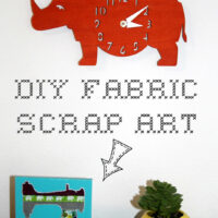 fabric scrap art
