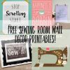8 Free Sewing Room Printables for Wall Decor - Swoodson Says