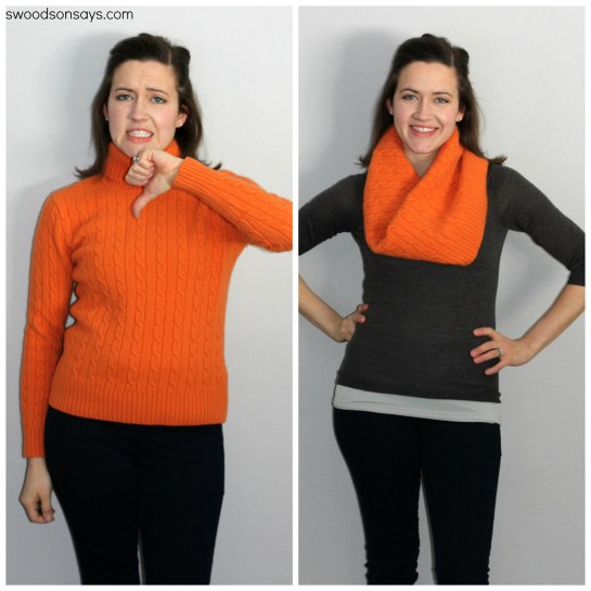 how to upcycle cashmere sweater
