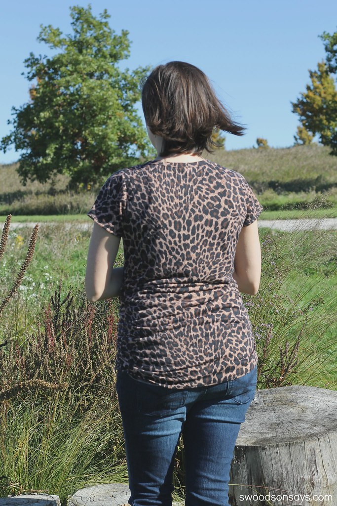 leopard top sewing