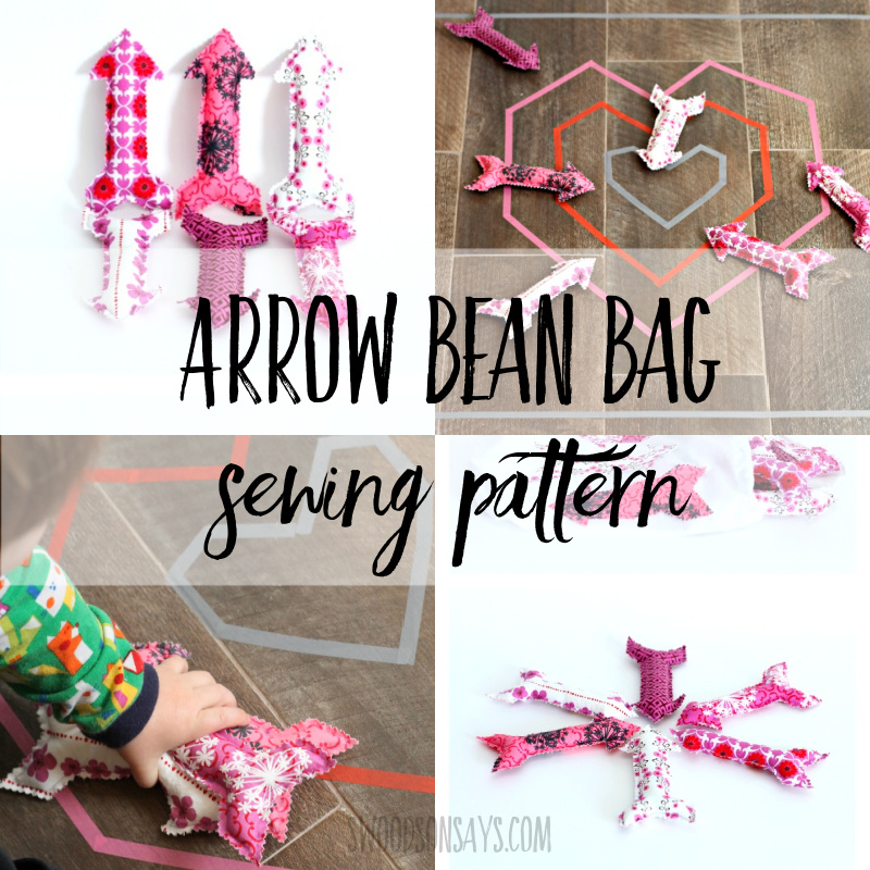 arrow bean bag sewing pattern