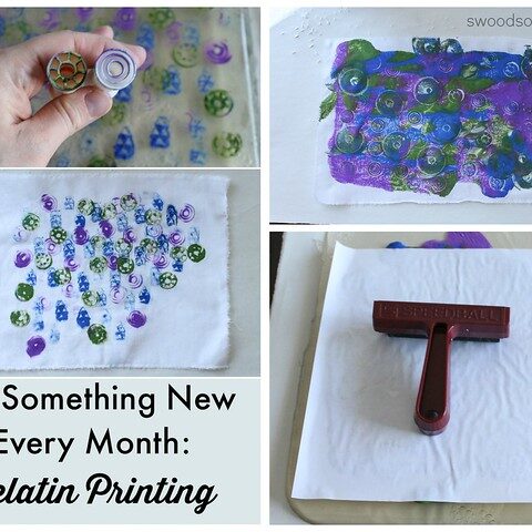 Gelatin Printing – Try Something New Every Month