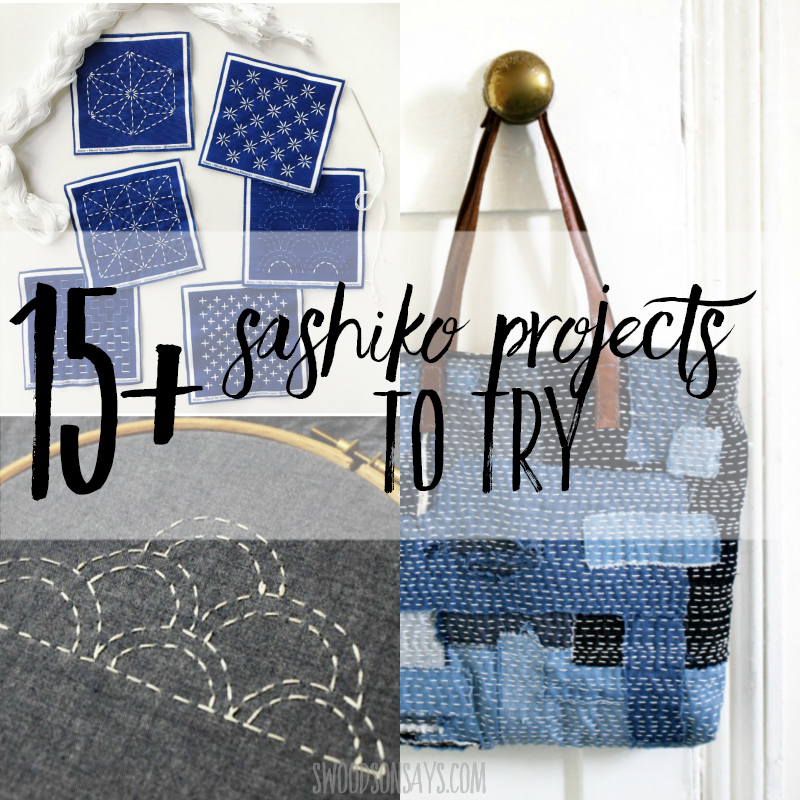 15+ sashiko embroidery patterns and tutorials