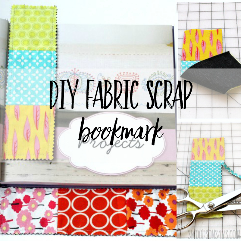 Easiest way how to make a fabric bookmark