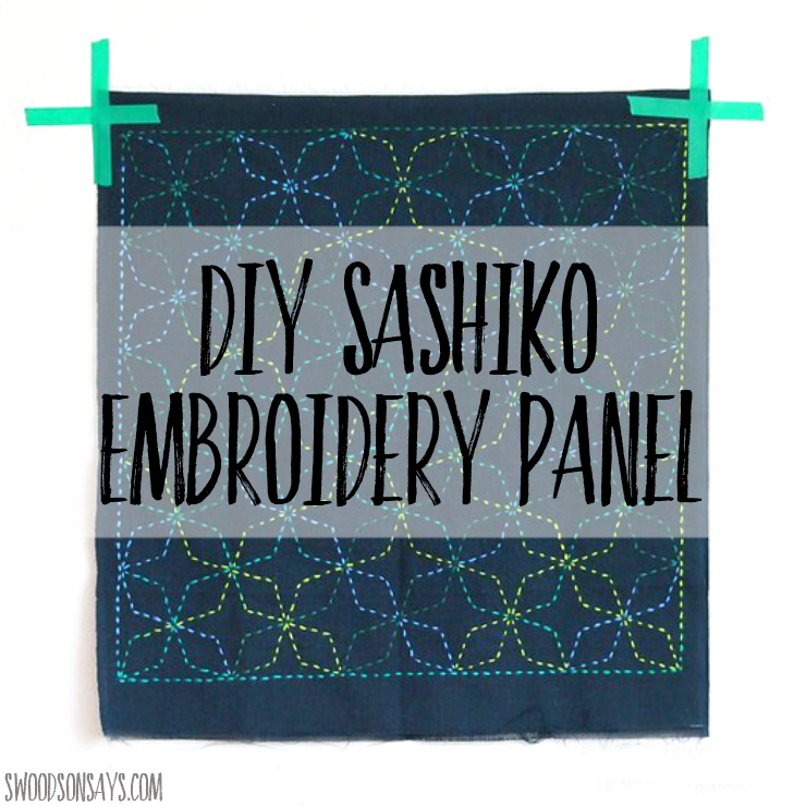 Try Something New Every Month – Sashiko Embroidery
