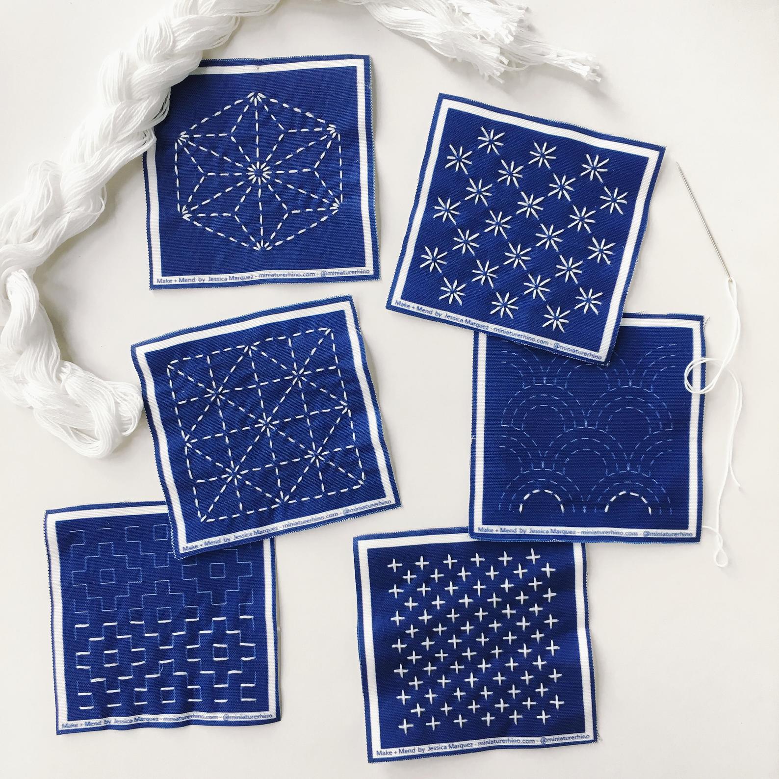 Sashiko Embroidery Patterns Japanese Pattern Sashiko Is A Form Of