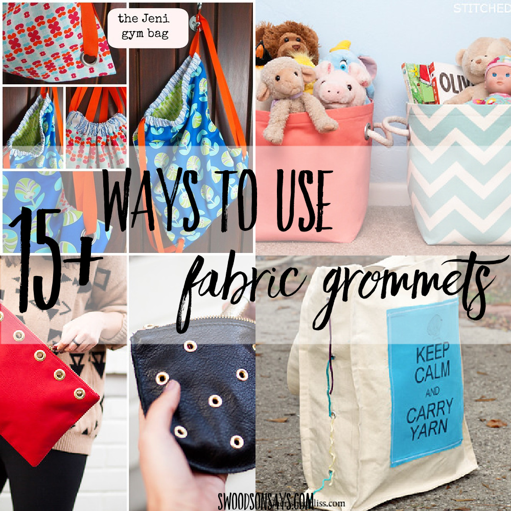 12 creative ways to use grommets for fabric - Swoodson Says