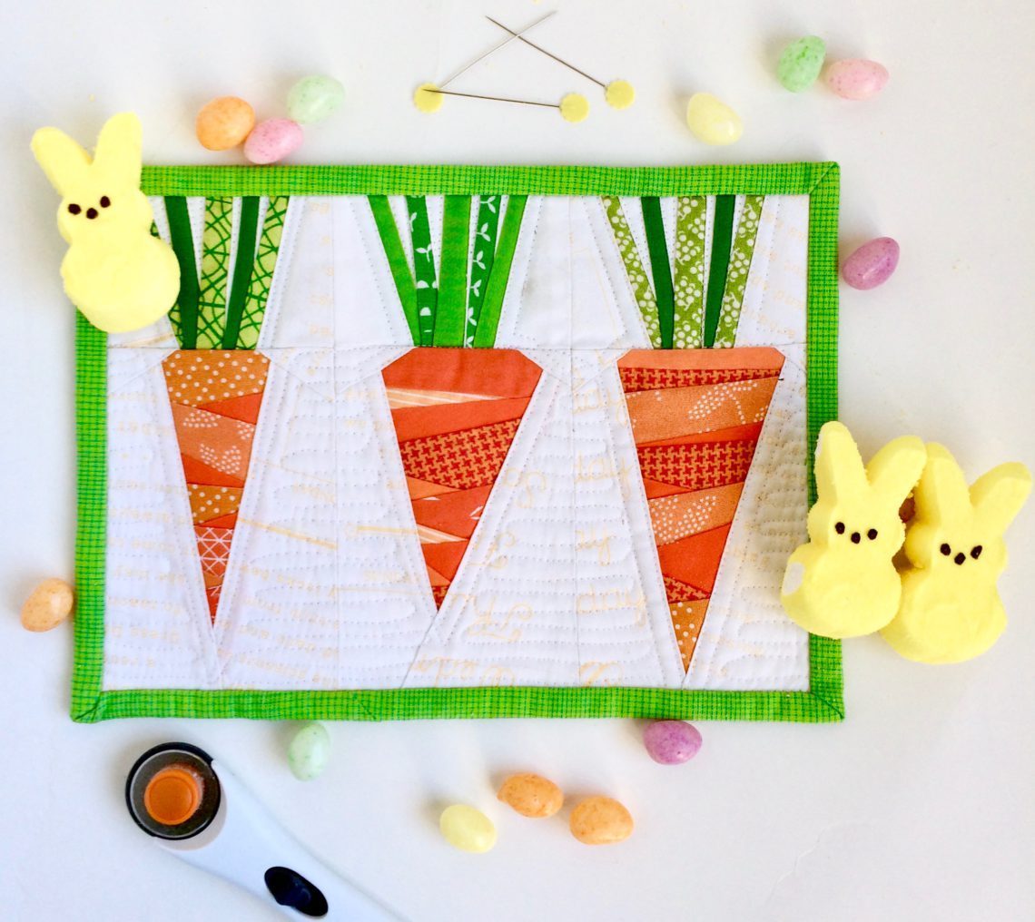 Paper Pieced Carrot Pattern