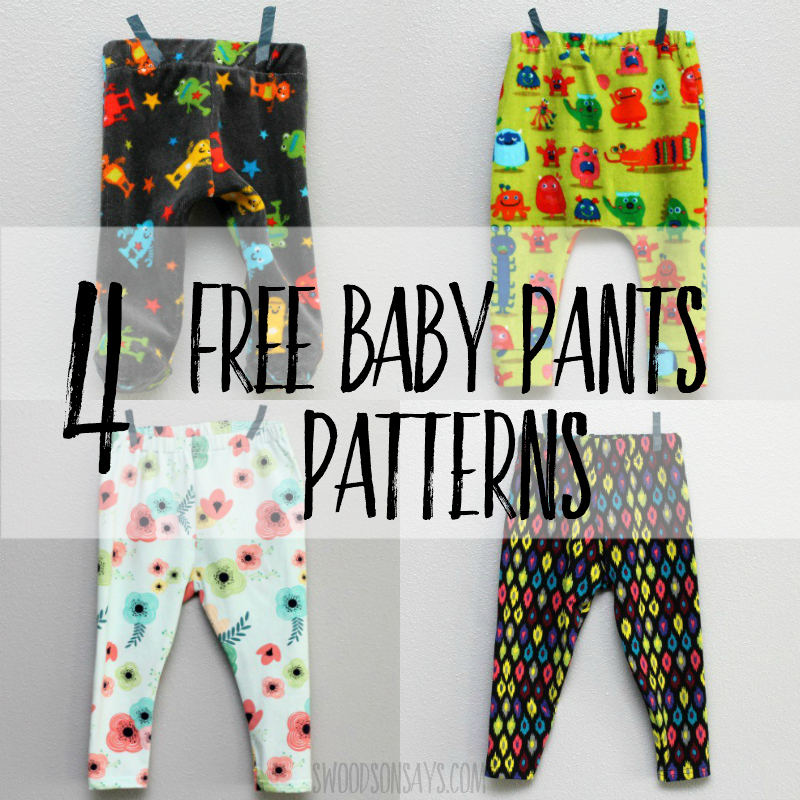 4 Free Baby Pants Sewing Patterns -Tested!