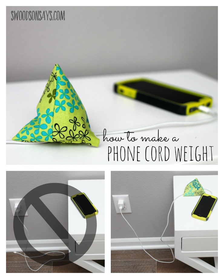 how to sew a phone weight