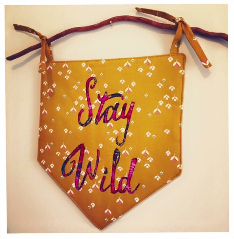 Stay Wild Girly Wall Hanging