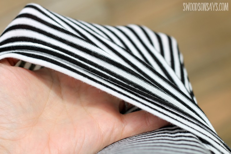 quality striped knit fabric
