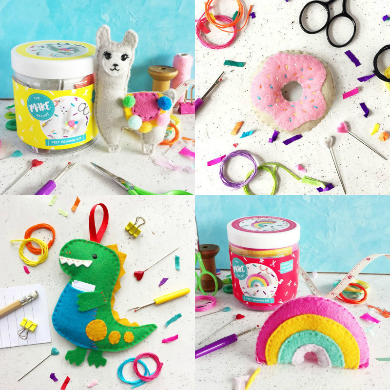 cute felt kits to sew for kids