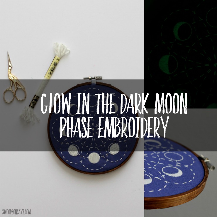 moon embroidery pattern