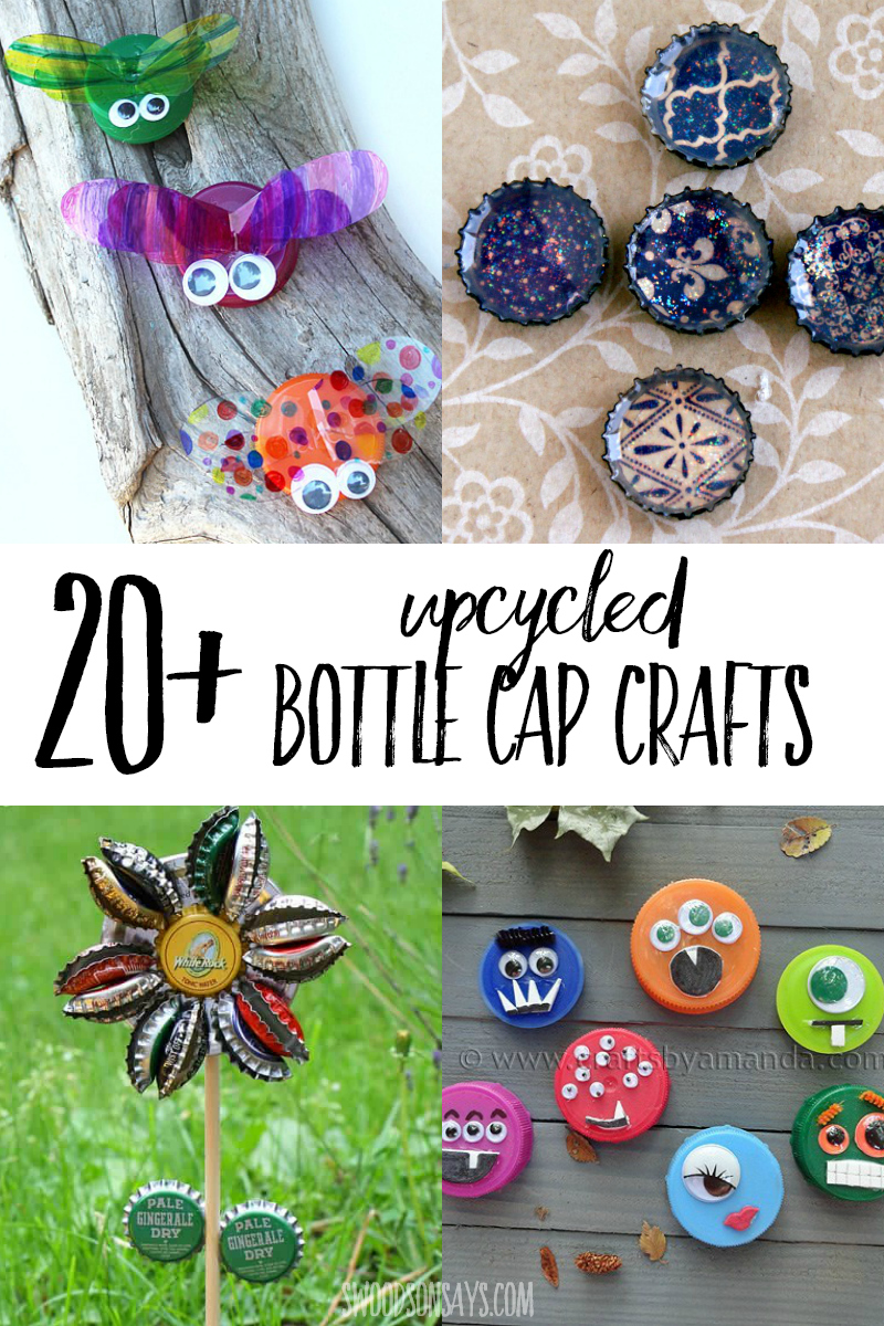 upcycled bottle cap projects