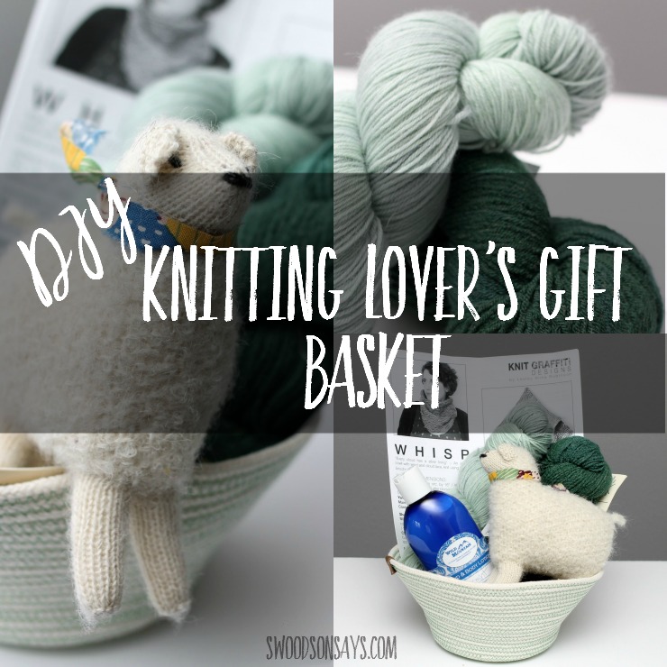 Make a DIY gift basket for someone who knits with this fun set!