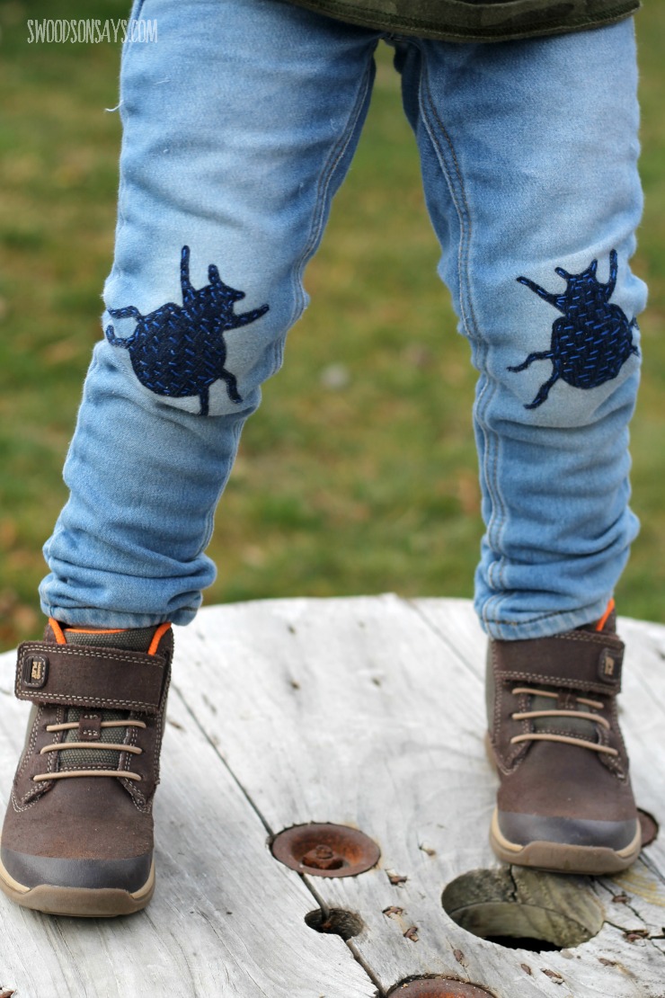 bug knee patches for kids diy