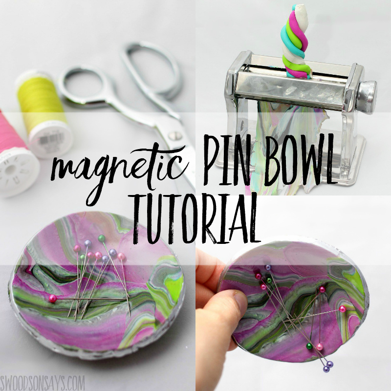 Magnetic pin cushion DIY tutorial - Swoodson Says