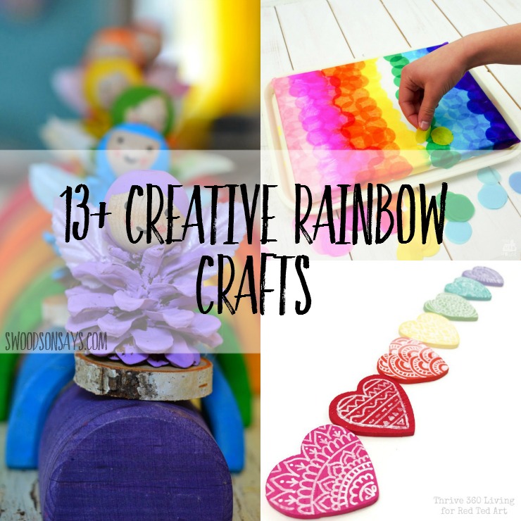 rainbow craft ideas for adults to make