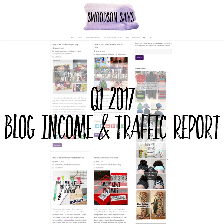 Q1 2017 – Blog Traffic & Income Report