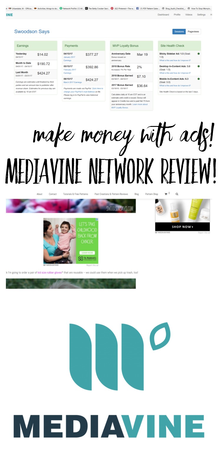 Why you should be working with Mediavine Publisher Network! I tripled my income switching from Adsense - read more about making money from ads for your blog!