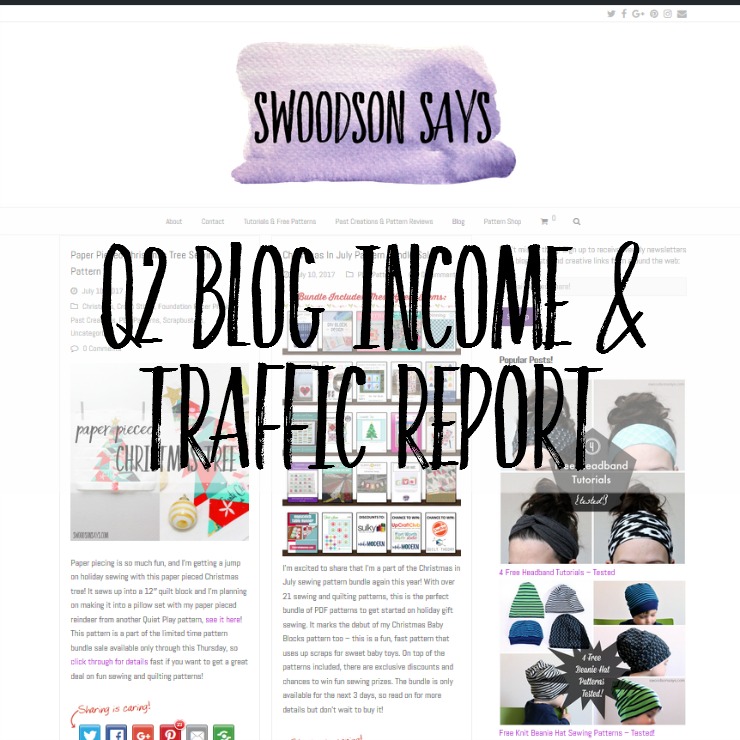 Q2 2017 – Blog Traffic & Income Report