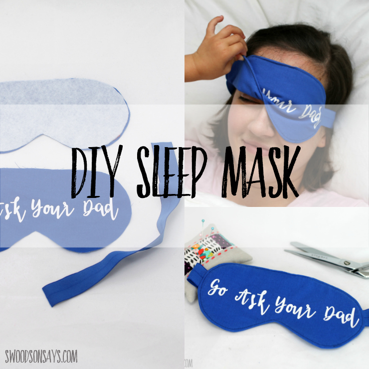 Gylden Snavset Tolk Free sleep mask pattern to sew - Swoodson Says