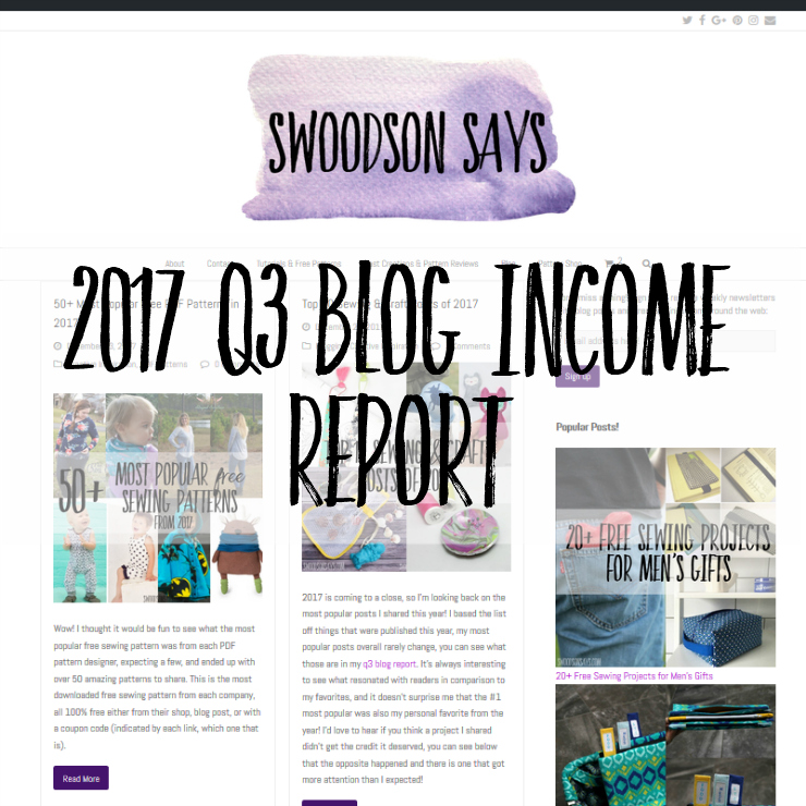 2017 Q3 Income and Traffic Report