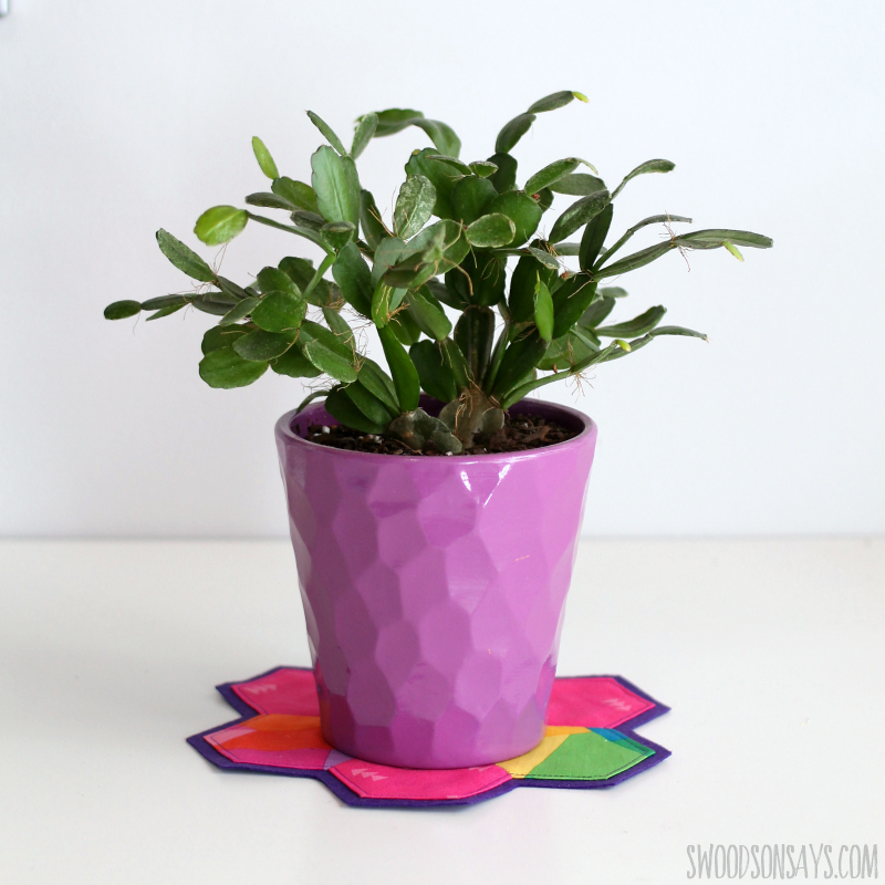 plant coaster sewing tutorial