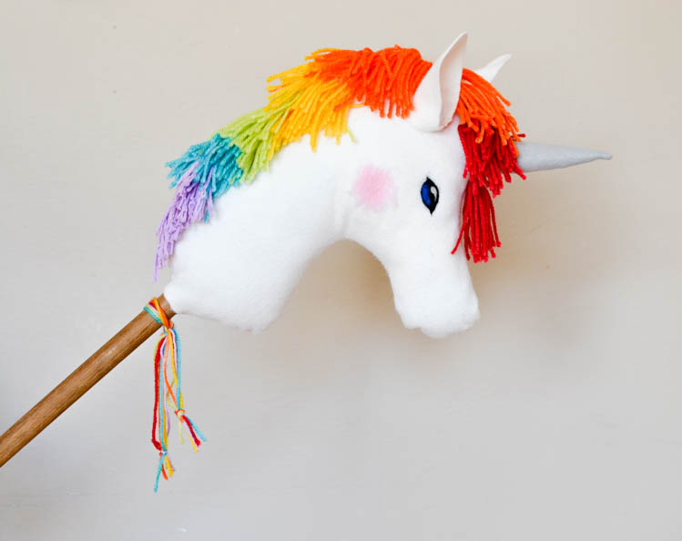 diy unicorn hobby horse toy