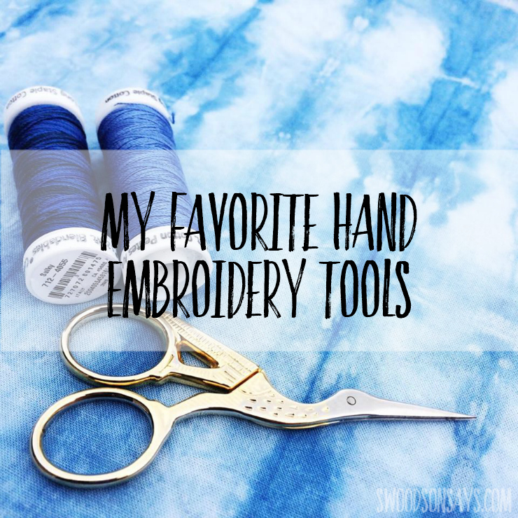 Overwhelmed with what to buy when learning how to embroider? Check out this list of best hand embroidery tools! What you need vs. what's nice to have, this list will have you ready to start embroidering! #embroidery #handsewing