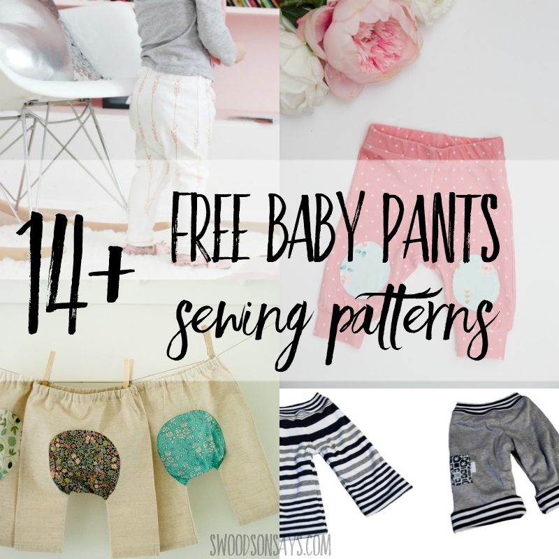 14+ Free baby pants sewing patterns