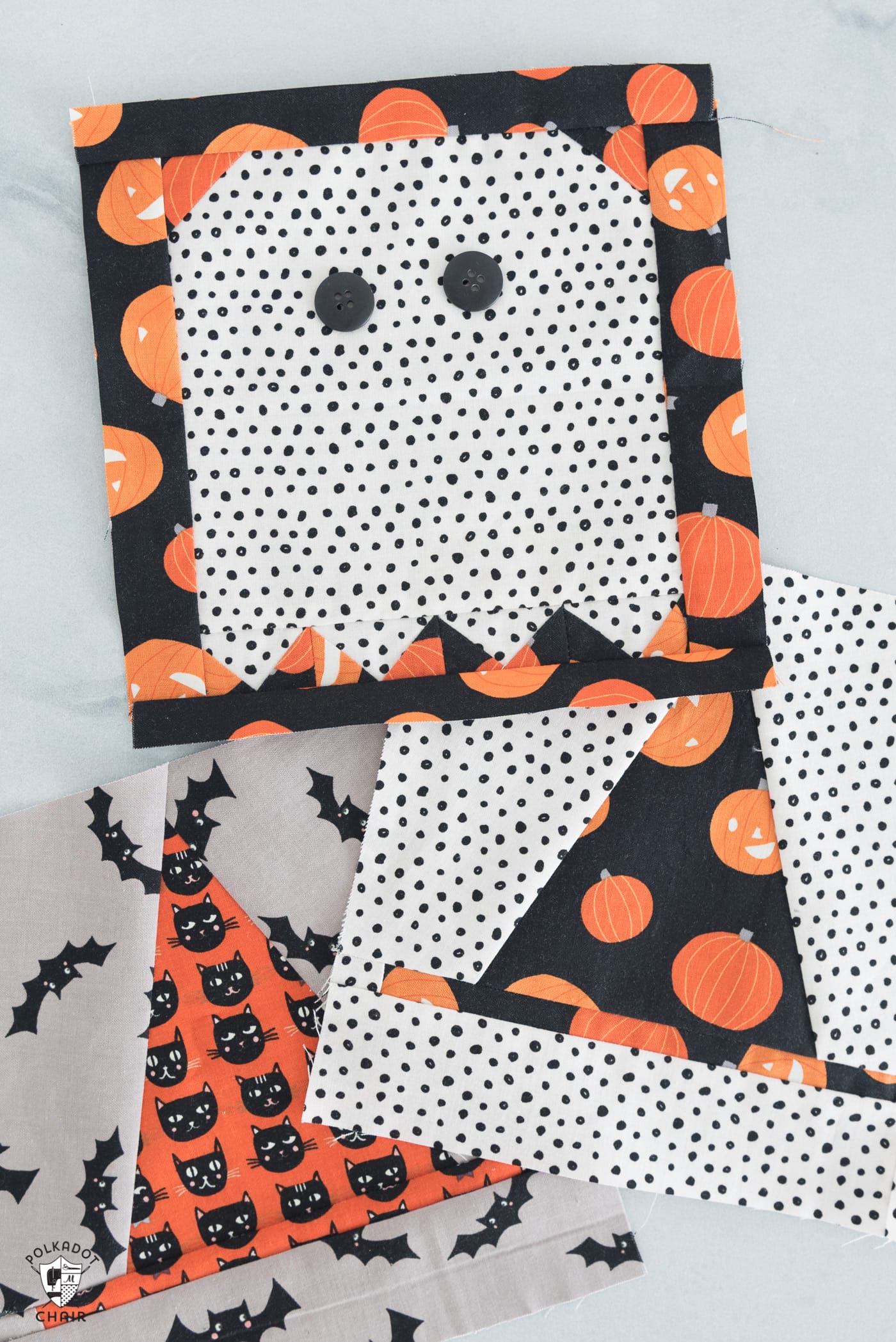 free ghost quilt block
