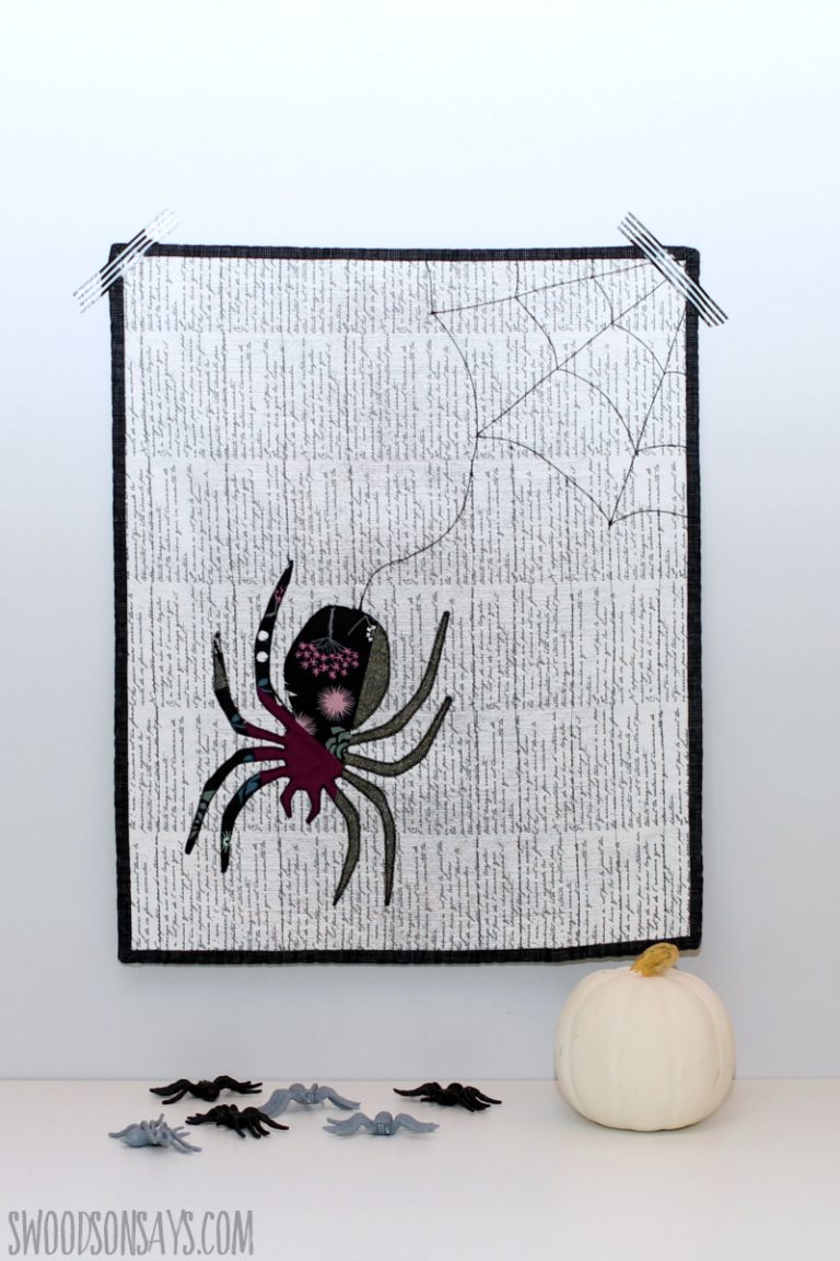 Halloween applique quilt pattern - Swoodson Says