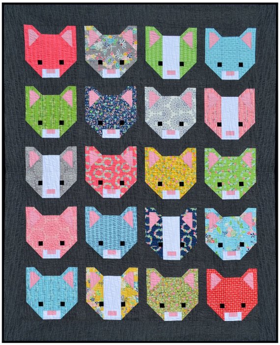 cat quilt pattern