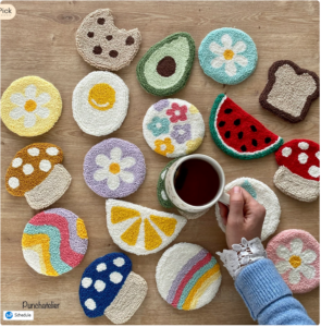 Modern punch needle kits & patterns - Swoodson Says