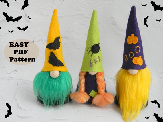 halloween gnome sewing pattern