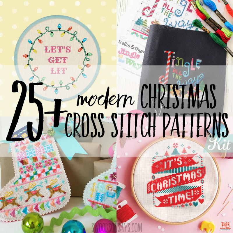 25+ Christmas cross stitch patterns
