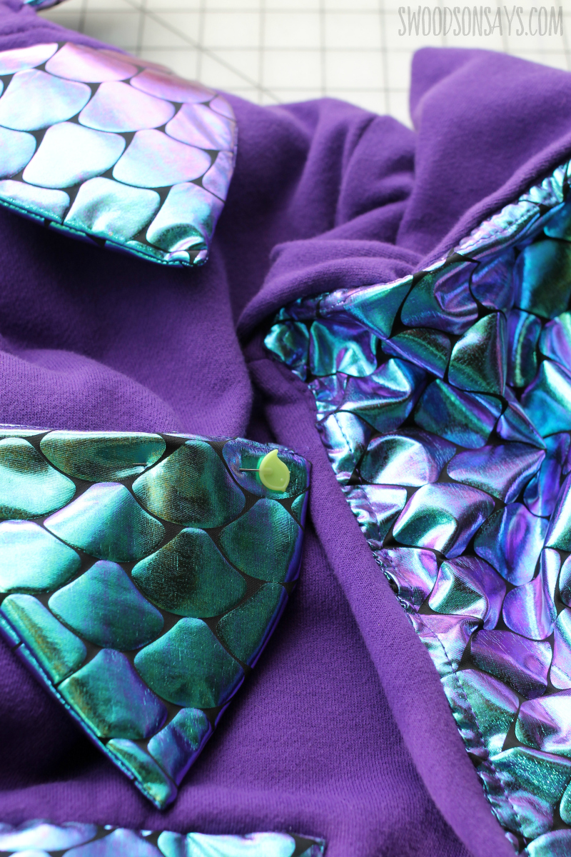 iridescent dragon fabric