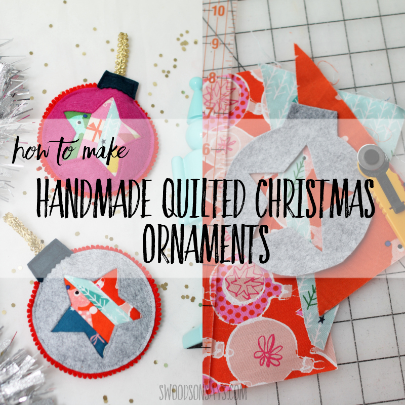 How to make handmade quilted Christmas ornaments
