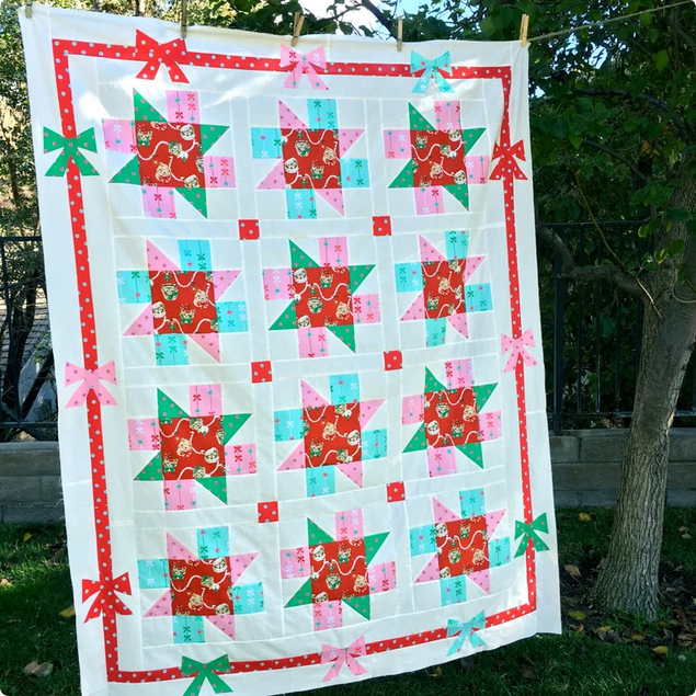 christmas quilt pdf pattern jedi craft girl