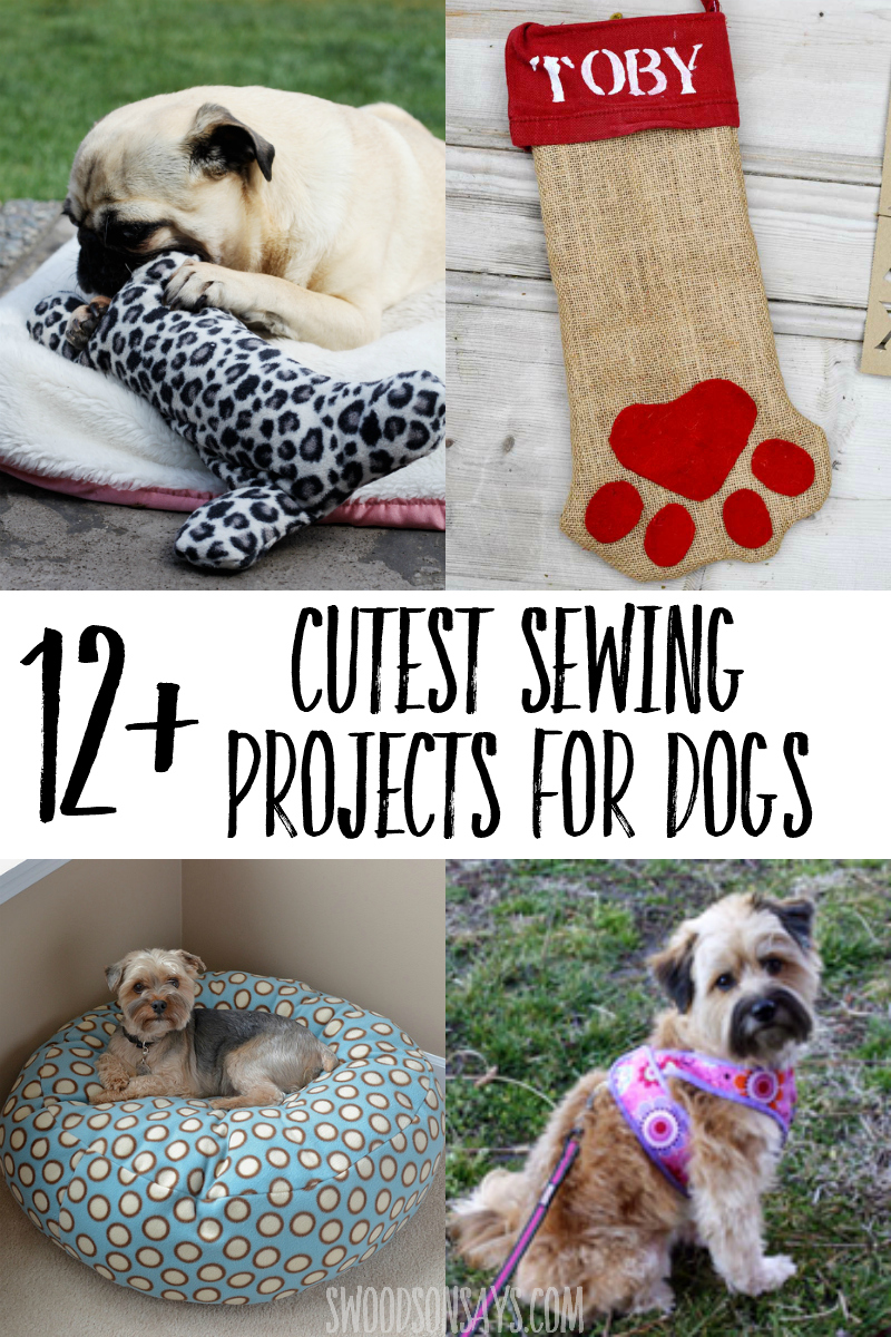 Sew for your canine companion with these creative sewing projects for dogs! Dog sewing projects are good for beginners and fun to make. #sewing #dog