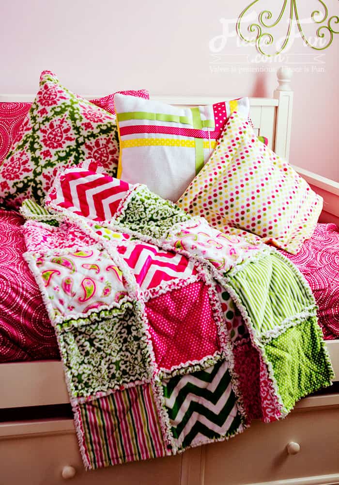 flannel rag quilt sewing tutorial