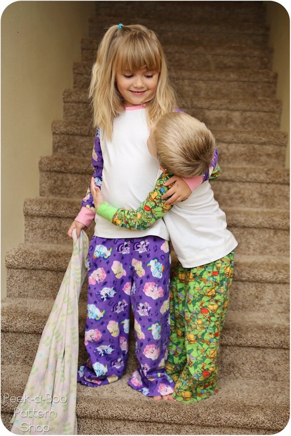 kids pajama pants pattern