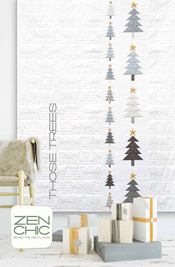 minimalist christmas tree quilt pattern