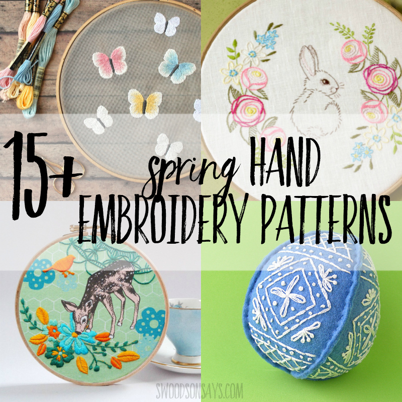 spring hand embroidery patterns