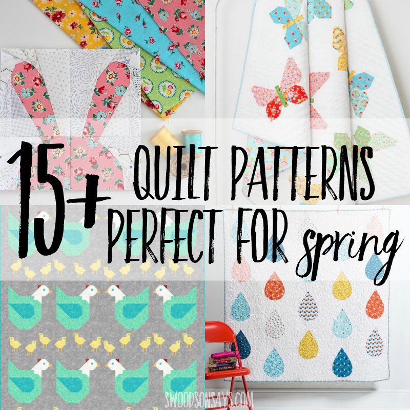 15+ modern spring quilt patterns