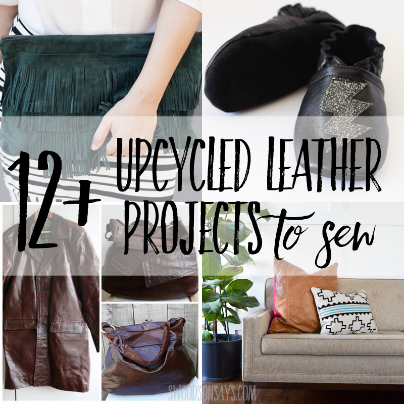 12+ recycled leather projects to sew