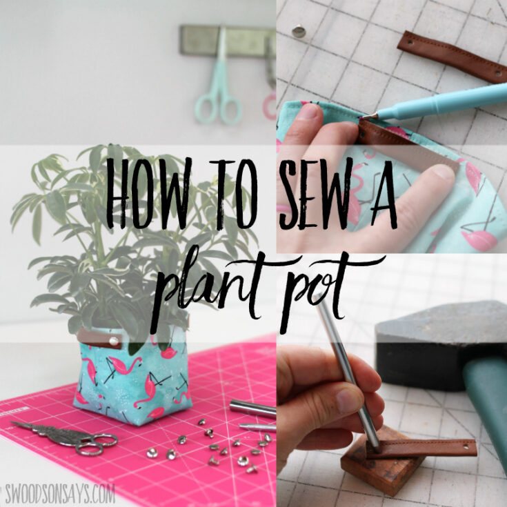Round fabric basket tutorial